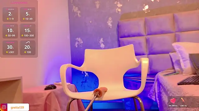  Gretta online show from November 10, 2025, 8:14 pm