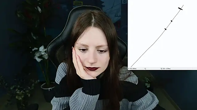 VeliraBraitberg online show from February 27, 2025, 2:21 pm