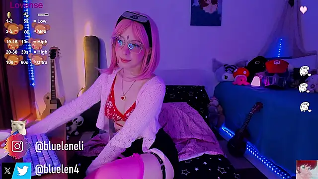 Snapshot of bluelen chatting on March 16, 2025, 12:11 pm bluelen online show from March 16, 2025, 12:11 pm