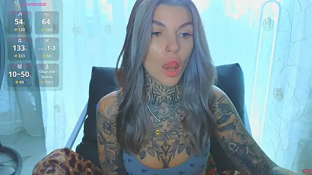 Snapshot of tattooedBabyy chatting on July 18, 2026, 8:56 am tattooedBabyy online show from July 18, 2026, 8:56 am