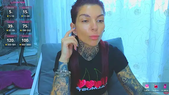 Snapshot of tattooedBabyy chatting on June 9, 2026, 10:16 am tattooedBabyy online show from June 9, 2026, 10:16 am