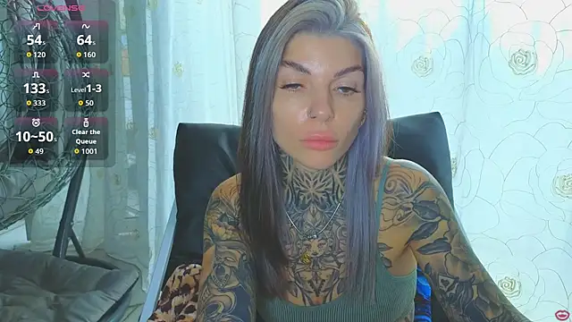 Snapshot of tattooedBabyy chatting on July 12, 2026, 8:37 am tattooedBabyy online show from July 12, 2026, 8:37 am