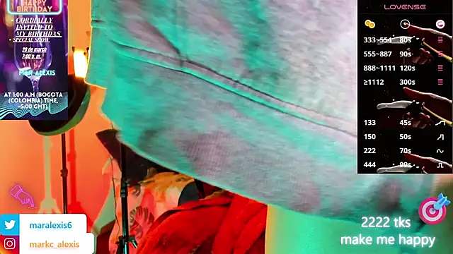 marckalexis online show from March 6, 2026, 12:33 pm