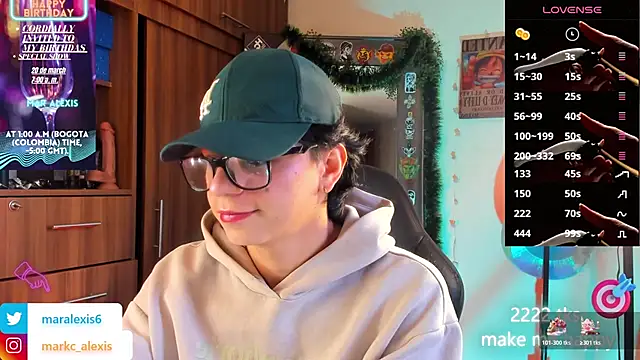 marckalexis online show from March 7, 2026, 12:43 pm