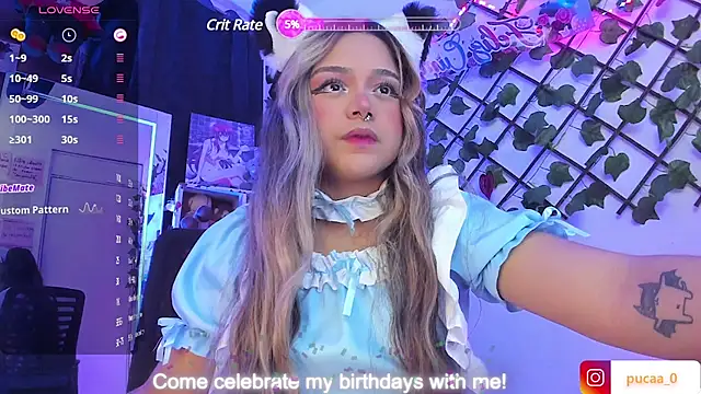 Snapshot of Pucaa_ chatting on March 9, 2025, 1:35 am Pucaa online show from March 9, 2025, 1:35 am