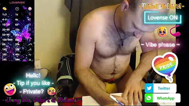 RealManHaveHairy online show from September 28, 2025, 4:30 am