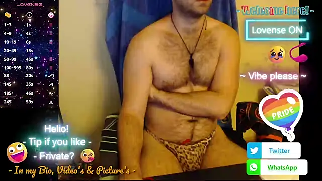 RealManHaveHairy online show from October 26, 2025, 5:30 am