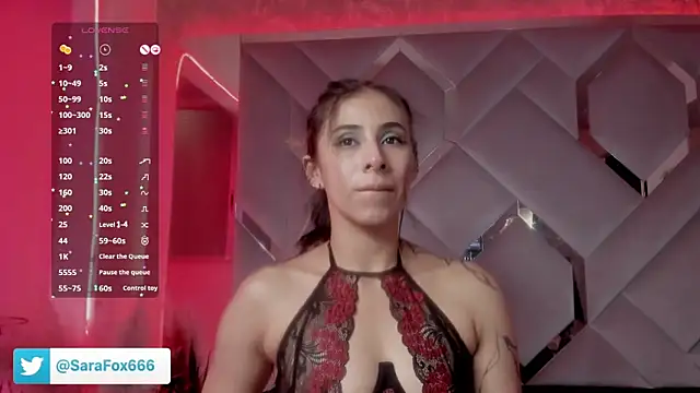 Sara Foxx1 online show from February 23, 2026, 9:15 pm