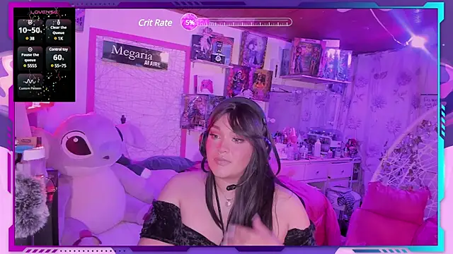 MegariaB online show from March 10, 2025, 4:38 am