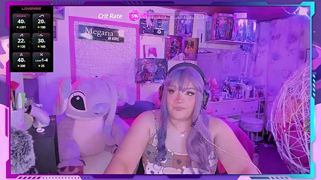 MegariaB online show from March 8, 2025, 4:23 am