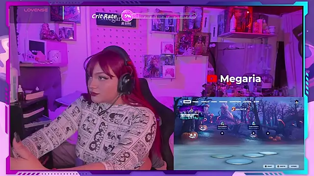 MegariaB online show from October 19, 2025, 4:15 am