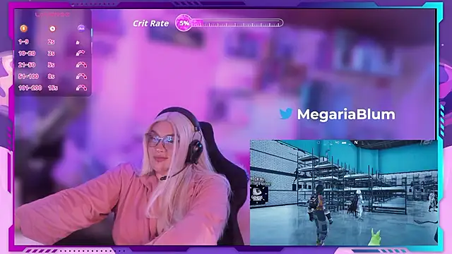 MegariaB online show from February 22, 2026, 4:48 am