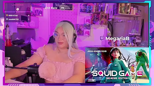 MegariaB online show from November 4, 2025, 4:16 am