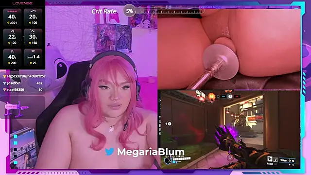 MegariaB online show from March 16, 2025, 7:59 am