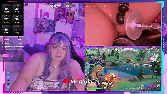 MegariaB online show from March 8, 2025, 7:27 am