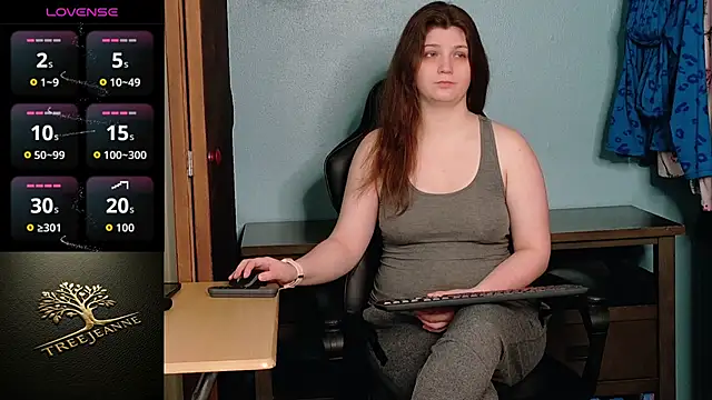 Snapshot of TreeJeanne chatting on February 22, 2026, 10:44 pm TreeJeanne online show from February 22, 2026, 10:44 pm