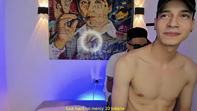 Snapshot of Threesome-no-mercy chatting on October 4, 2025, 1:18 am Threesome-no-mercy online show from October 4, 2025, 1:18 am