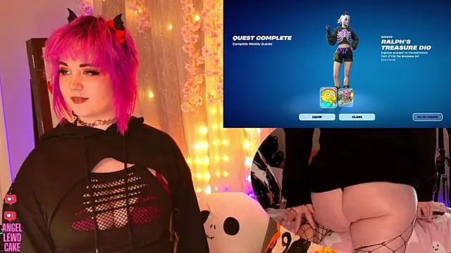 Angel-Lewd-Cake online show from November 13, 2025, 7:45 am