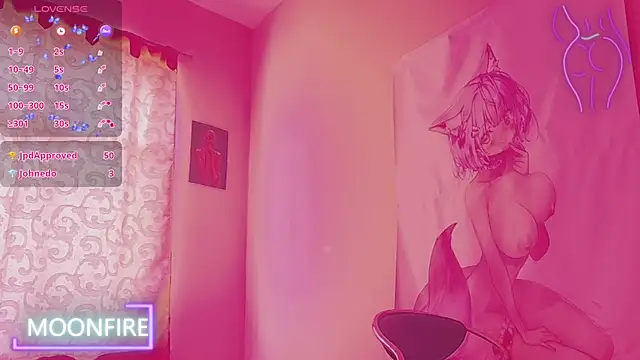 moonfiredancer online show from February 28, 2025, 5:48 pm