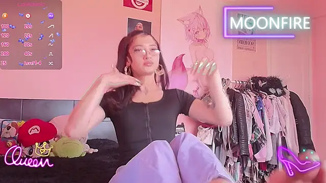 Snapshot of moonfiredancer chatting on January 8, 2026, 2:34 pm moonfiredancer online show from January 8, 2026, 2:34 pm