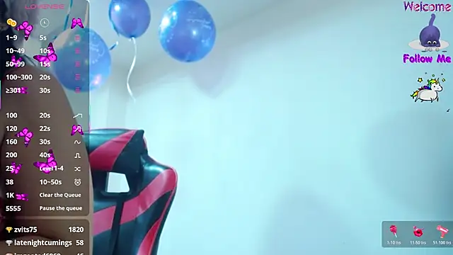 angelie 3 online show from November 9, 2025, 10:52 am