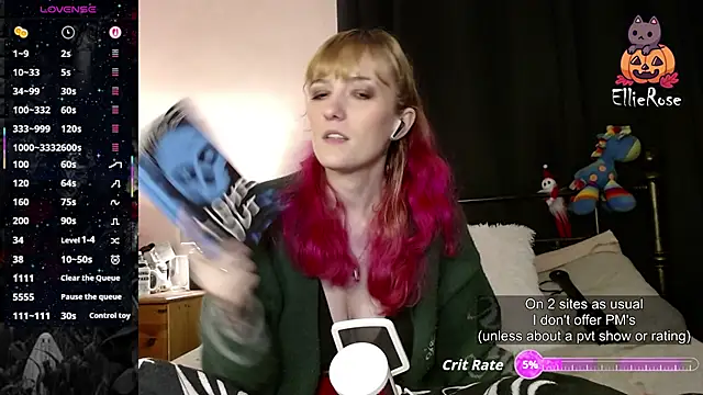 EllieeRose online show from February 26, 2026, 6:30 pm