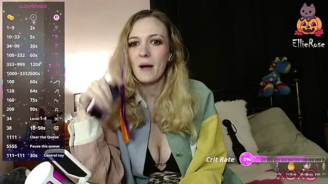 EllieeRose online show from November 7, 2025, 3:38 pm