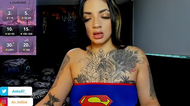 Anhell7 x online show from December 22, 2025, 8:09 pm