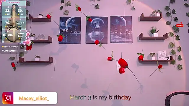 macey elliot  online show from February 27, 2025, 6:09 pm