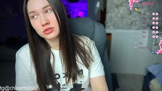 Snapshot of ChloeMillerMeow chatting on February 10, 2025, 9:15 pm ChloeMillerMeow online show from February 10, 2025, 9:15 pm