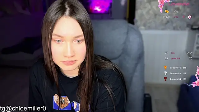 Snapshot of ChloeMillerMeow chatting on February 3, 2025, 10:43 pm ChloeMillerMeow online show from February 3, 2025, 10:43 pm