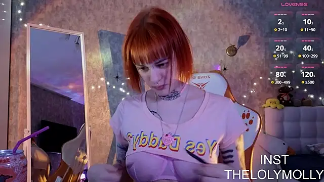 LolyMolli online show from March 5, 2026, 10:12 am