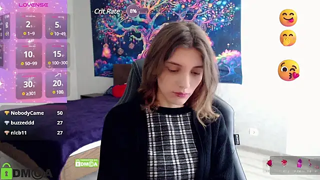 Snapshot of CherryBloom777 chatting on February 23, 2025, 11:22 am CherryBloom777 online show from February 23, 2025, 11:22 am