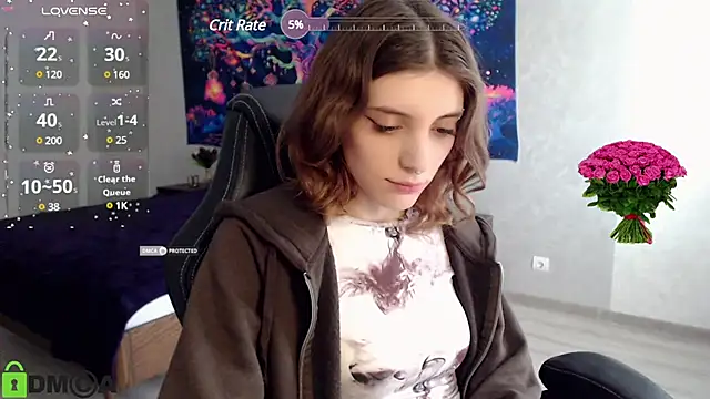 Snapshot of CherryBloom777 chatting on March 7, 2025, 10:56 am CherryBloom777 online show from March 7, 2025, 10:56 am