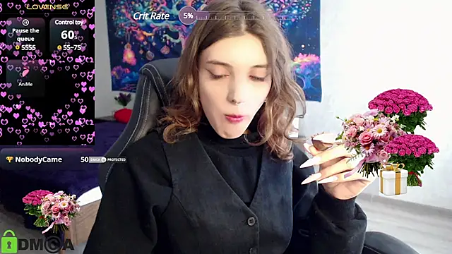 Snapshot of CherryBloom777 chatting on March 8, 2025, 11:27 am CherryBloom777 online show from March 8, 2025, 11:27 am