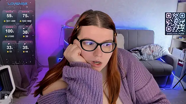 Melissa Purr online show from February 6, 2025, 12:11 am