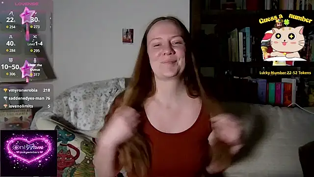 Snapshot of skywinters chatting on February 22, 2026, 9:05 pm skywinters online show from February 22, 2026, 9:05 pm