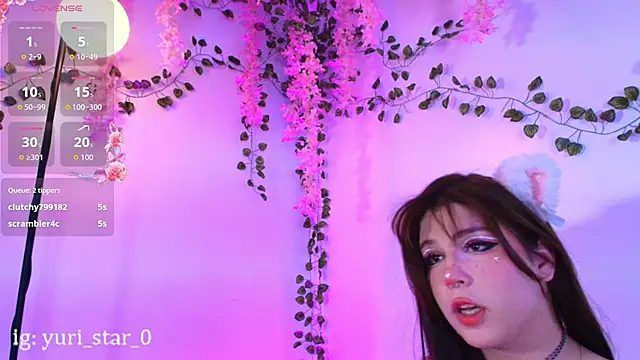 Yuri Stars online show from September 19, 2025, 12:47 am