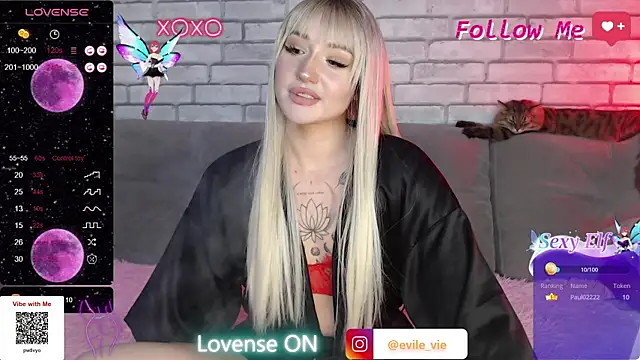 Eva Evile online show from February 16, 2025, 2:32 pm