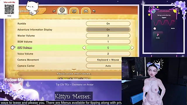 SassyKittyn online show from September 10, 2025, 4:11 am