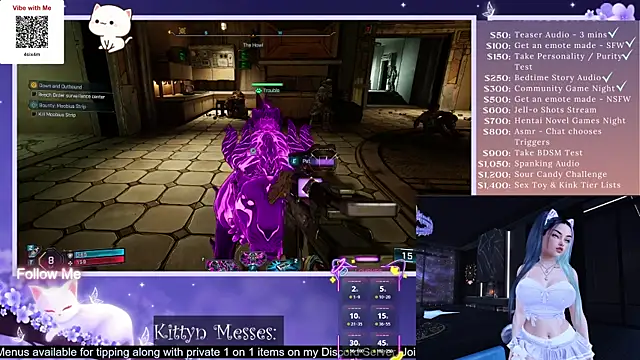 SassyKittyn online show from September 16, 2025, 5:08 am