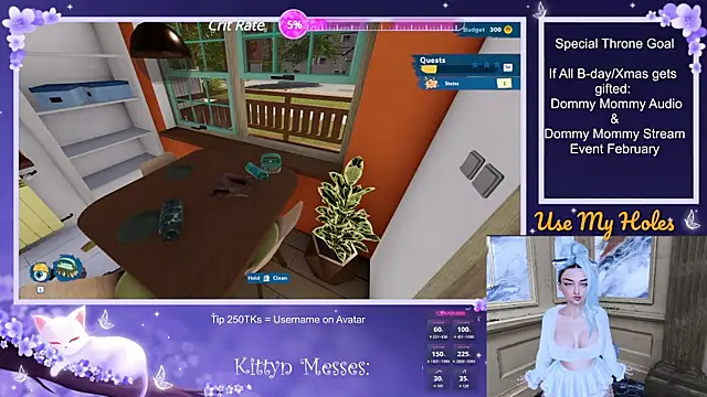 SassyKittyn online show from December 18, 2024, 6:32 am