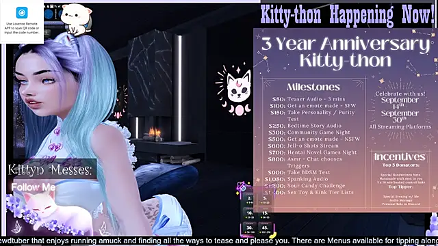 SassyKittyn online show from September 15, 2025, 4:35 am