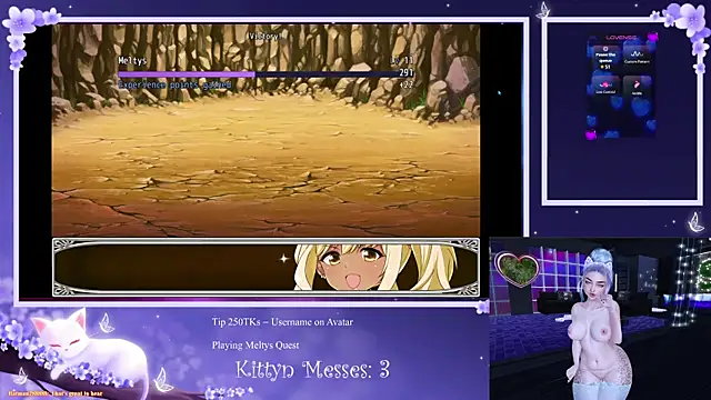 SassyKittyn online show from February 14, 2025, 9:24 am