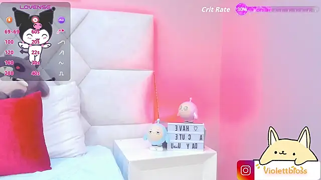 Snapshot of Violettbloss chatting on September 26, 2025, 3:13 am Violettbloss online show from September 26, 2025, 3:13 am