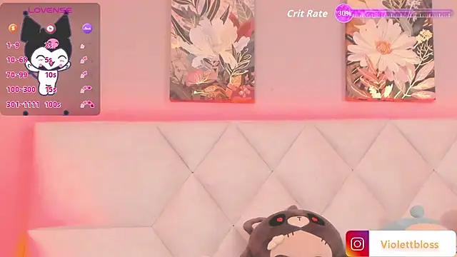 Snapshot of Violettbloss chatting on November 6, 2025, 3:54 am Violettbloss online show from November 6, 2025, 3:54 am