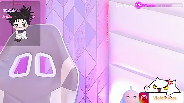 Snapshot of Violettbloss chatting on February 22, 2026, 3:09 am Violettbloss online show from February 22, 2026, 3:09 am