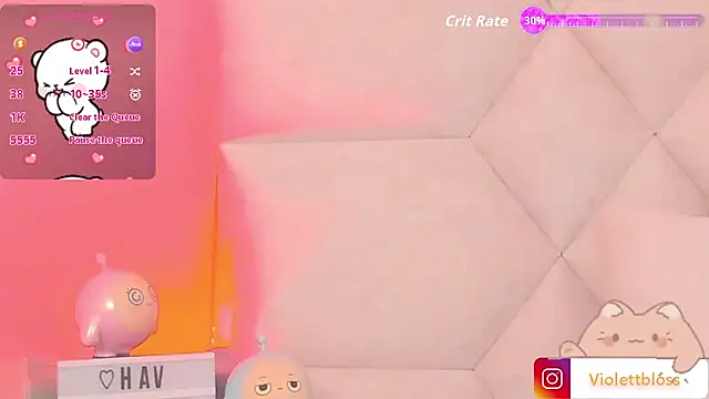 Snapshot of Violettbloss chatting on October 29, 2025, 3:16 am Violettbloss online show from October 29, 2025, 3:16 am