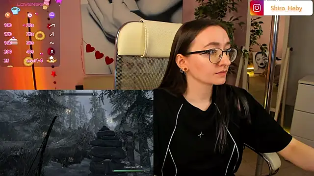 ShiroHeby online show from February 16, 2025, 1:38 pm