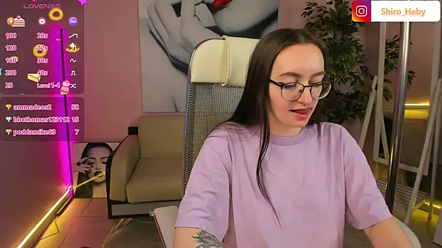 ShiroHeby online show from March 18, 2025, 5:55 pm